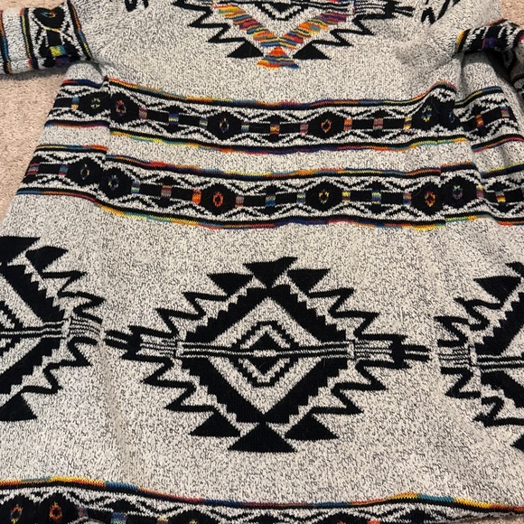 Tribal Pattern Open Front Cardigan - Picture 5 of 5